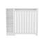 Couvercle de radiateur Joseph avec structure à lattes et 3 tablettes-132054633-132054634