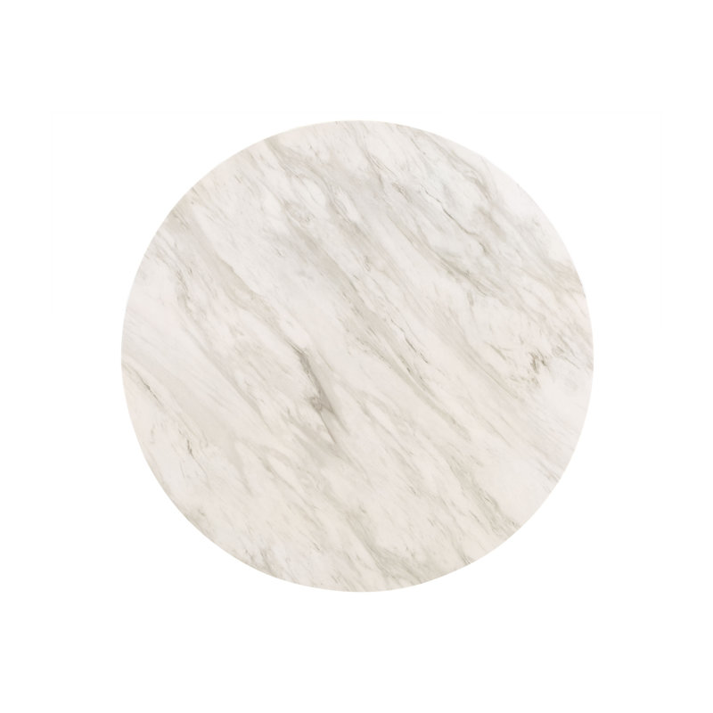 Ensemble de table de bar L 42,0 po x l 42,0 po x H 35,75 po en bois massif blanc avec tablette de rangement