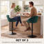 Swivel Upholstered Bar Stool-136969920