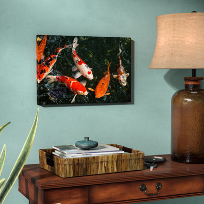 'Koi Carp' Photographic Print on Canvas