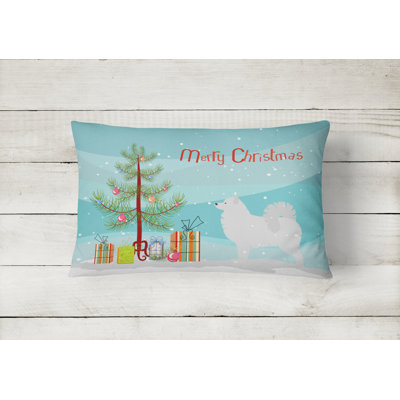 Samoyed Outdoor Throw Pillow