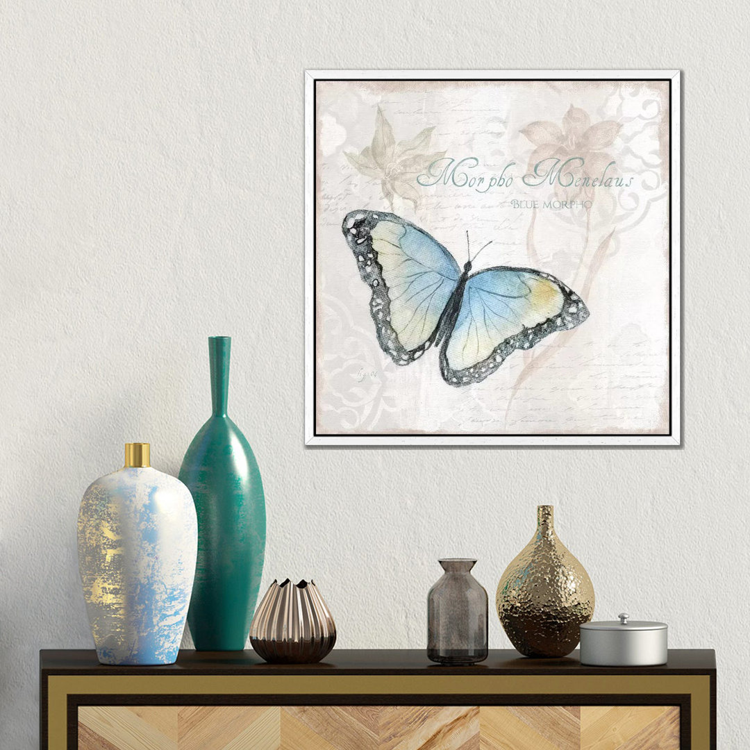 Postkarte Schmetterling III von Tava Studios - Galerie-verpackte Leinwand Giclée auf Leinwand