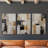 Abstract Series CXXXIV -Set Of 3 Gallery Wrapped Canvas -Ready to Hang-107312064