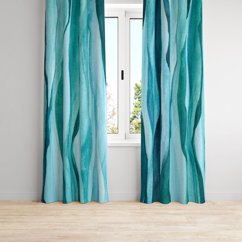 Semi Sheer Curtain, 56" W x 78" L