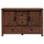 Commode de chambre à coucher avec 4 tiroirs et portes de grange coulissantes Terramuggus-664207718