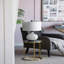 Lampe de table en verre