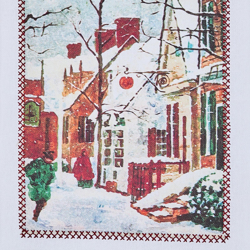 Village Shoppes Patch Dishtowel Set of 2,  Village Shoppes