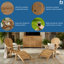 Chaise Adirondack en teck Avenya