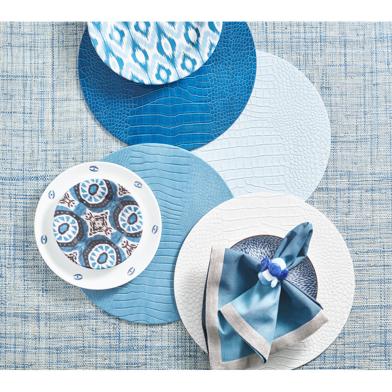 Croco Placemat, Sapphire