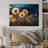 Sunset Dandelion Field IV - Floral Metal Wall Art Living Room-1166995836