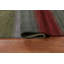 Tapis vert en laine noué à la main de conception unique nouvel âge 8 pi 1 po x 9 pi 9 po Lenko