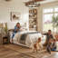 Lit plateforme tapissier Modern-357731303-350756448