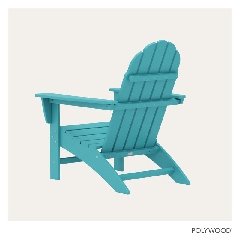 POLYWOOD Vineyard Adirondack Chair, Aruba