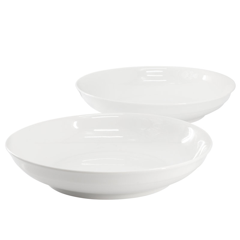 Ensemble de bols de service ronds en céramique fine de 2 pièces de 11 pouces Wrought Studio ™