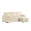Canapé-lit modulaire réversible en velours côtelé avec rangement Maslynn -97561017