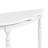 2'' Retro Circular Curved Half-Moon Console Table with Cloud Design Top and Open Shelf Solid Wood Frame and Legs-207327586