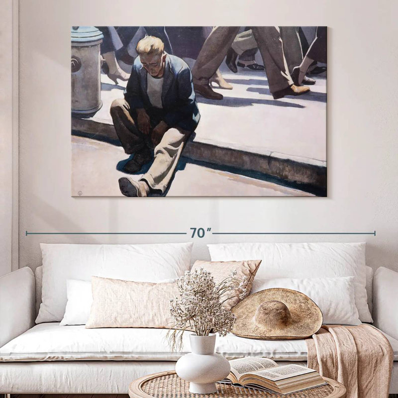 Leisha Forgotten Man, 34" H x 51" W
