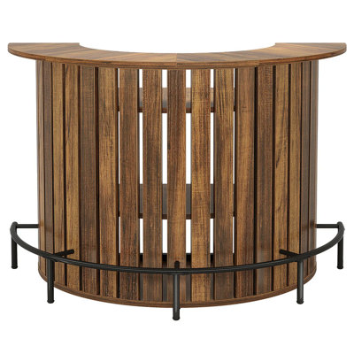Élégante table de bar, armoire de bar en forme d'arc, table basse
