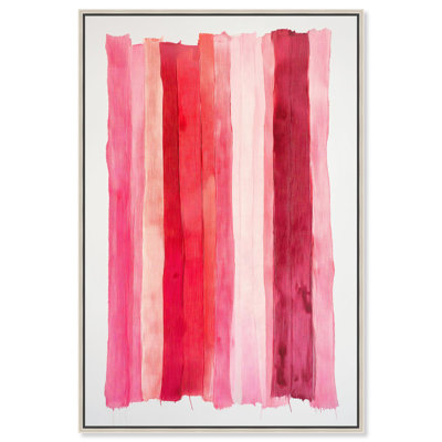 Art mural rose sur toile Sanguine Lines par Wrought Studio ™