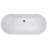 66.88'' x 29.5'' Freestanding Soaking Acrylic Bathtub