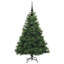  Artificial Christmas Tree with 150 LEDs Green PE and PVC-584376324-584376347