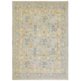 New Turkish Khotan Wool On Wool 9Ftx12ft3in Light Silver