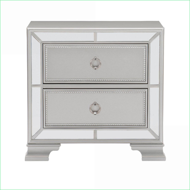 Table de chevet 2 tiroirs Modern Modern