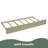 Wooden House Bed With Trundle-156067101-156067103
