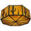 Hillier Glass Semi Flush Mount