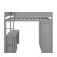 Lit mezzanine en bois avec placards, bureau à 2 tiroirs et armoire-656134519-656134522