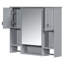 Armoire à pharmacie murale avec miroir et barre à serviettes 35 po x 28 po Aisling-127127577