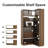 71" Corner Bookshelf, 6 Tier L-Shaped Bookcase-631472710