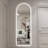 65" X 21" Full Length Led Mirror With 3 Color Temperatures, Shatterproof Backing, For Dressing - Adjustable Lighting, Hd Copper Glass, Modern Bedrooms