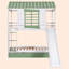 Lit plateforme simple