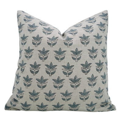 Fabdivine Pillow Cover Handmade Block Print Cushion-7patti