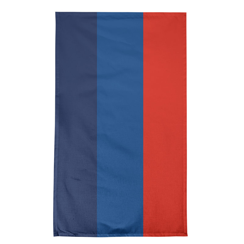 Stripe Tea Towel Kitchen Towel, Poly Twill, Navy Blue/Blue/Red Toronto Baseball