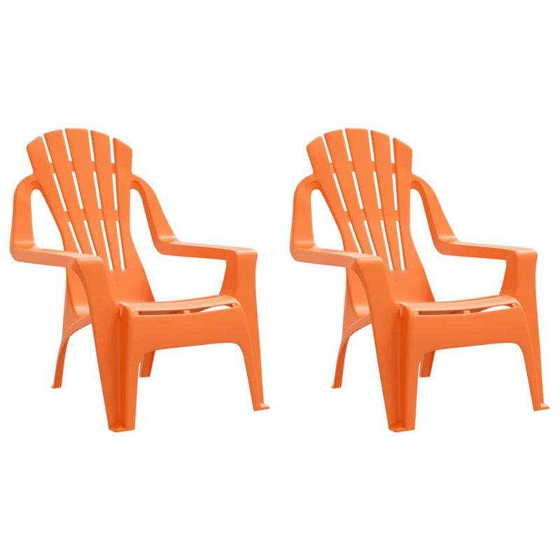 Klakki Children's Outdoor Table / Chair, Orange