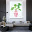 «Red Barrel Studio® Nai, Danhui», reproduction d'art sur toile tendue: Palm Chinoiserie III - rose-1742736414