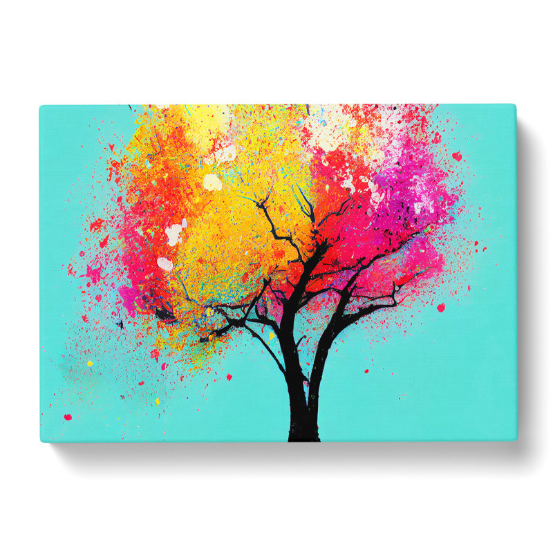 Tree Splash Vol.4 Abstract - Wrapped Canvas, 40cm H x 60cm W x 3cm D