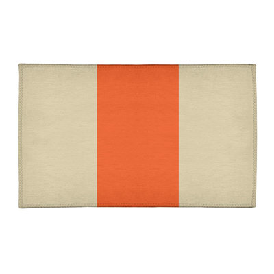 Chenille Striped Indoor Rug