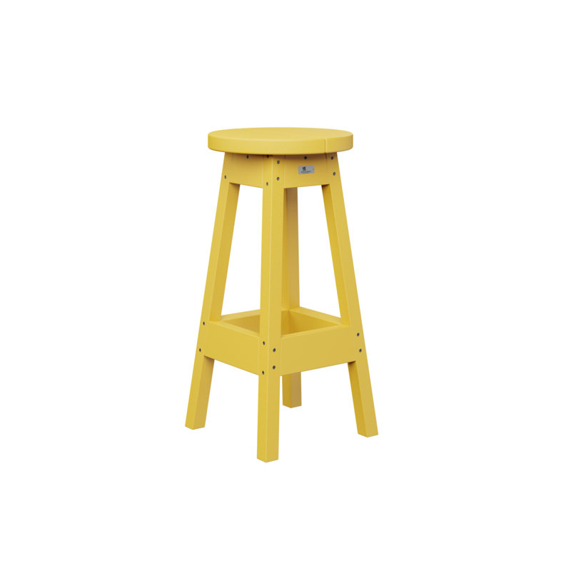 Tabouret de bar d'extérieur Berlin Gardens, Jaune soleil levant