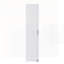 Tall Narrow Storage Cabinet With 3 Adjustable Shelves, Single Door, Space-Saving Corner Cupboard For Small Spaces, White-1005268171