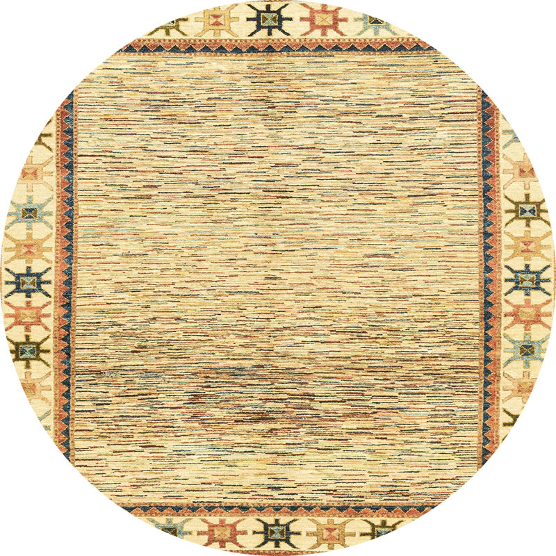Tapis abstrait moderne 3413, Rond 6 pi
