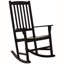 Chaise berçante d'extérieur en acajou Boulder-2091821014
