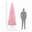 Sapin de Noël artificiel rose 8 'Tall