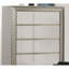 Meuble de chambre de style glam 1pc avec 5 tiroirs et socle en verre-130965893