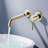 Wall Mount Single Handle Bathroom Faucet Brushed
