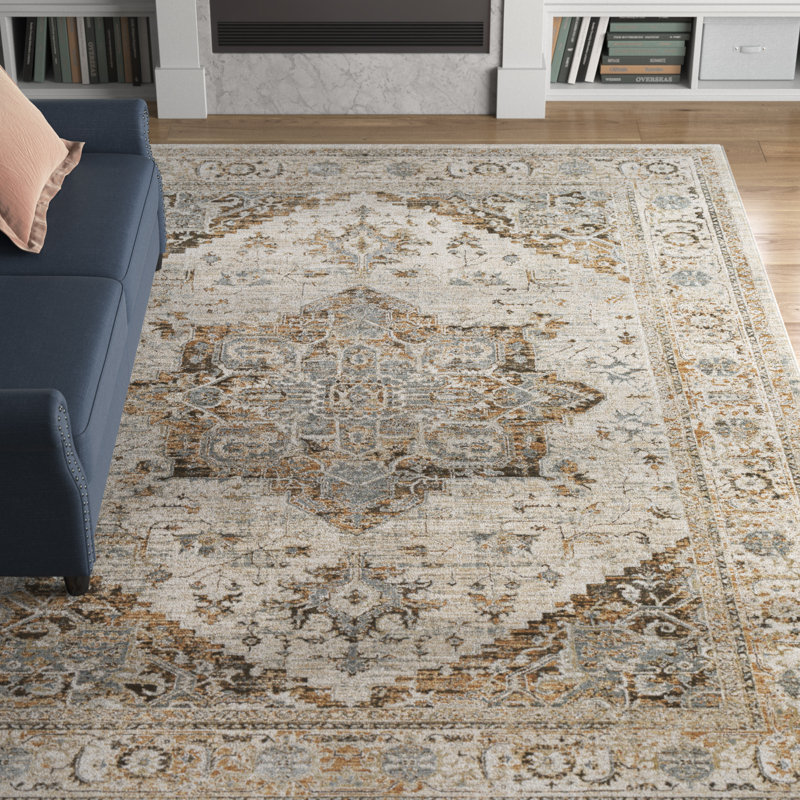 Hoeft Oriental Indoor Rug, Rectangle 9' x 12'
