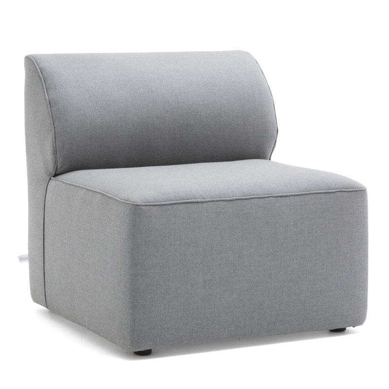 Big Joe Patio Outdoor Lounge Chair & Ottoman Set, Smoke Gray
