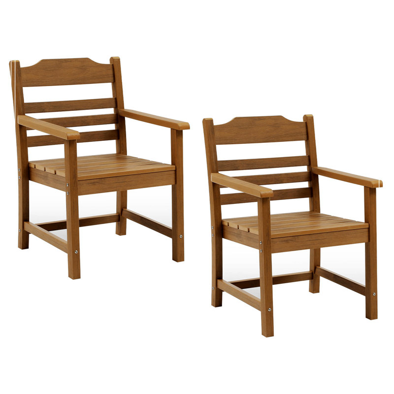 Fauteuil Shelman, Teck clair